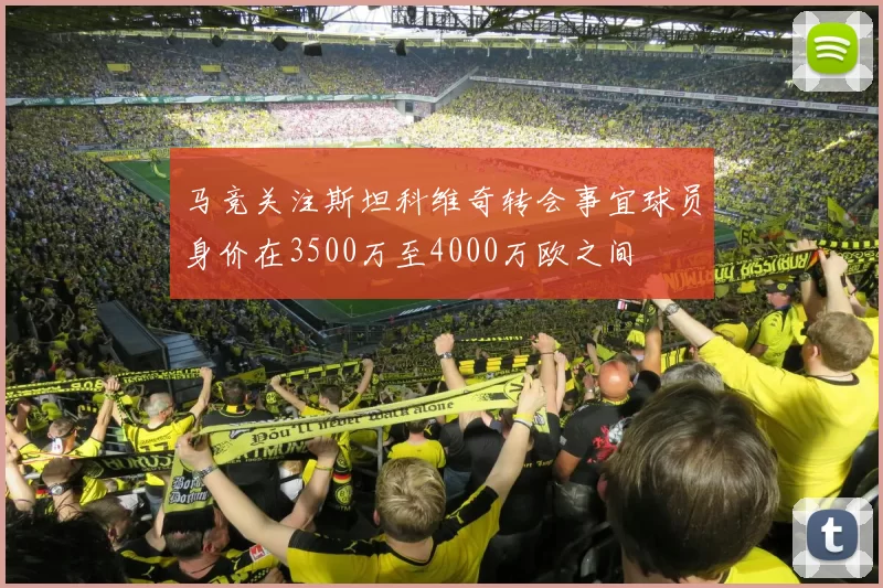 马竞关注斯坦科维奇转会事宜球员身价在3500万至4000万欧之间